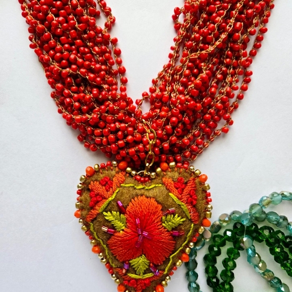 Handmade Mexican Necklace - Picture 3 of 7